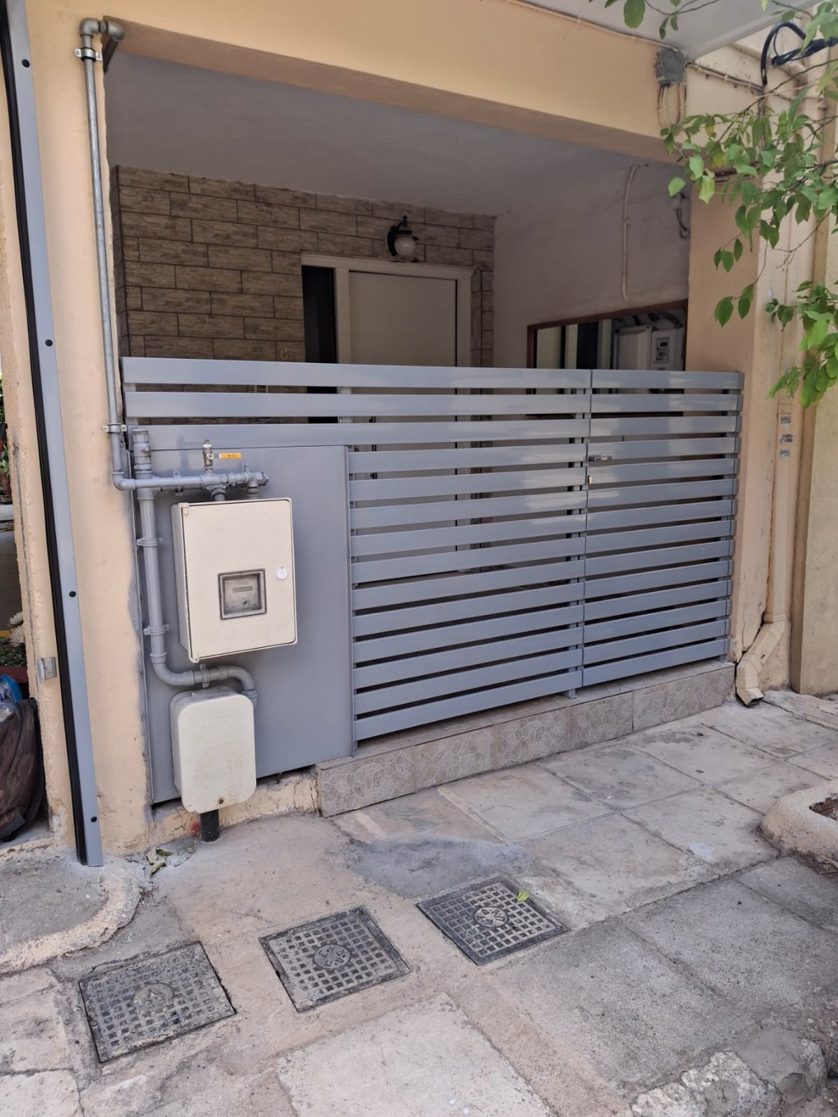 Συρόμενη περίφραξη αλουμινίου